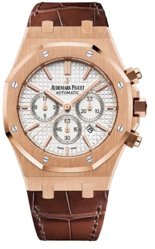 Audemars Piguet Royal Oak Chronograph - 41mm White Dial - 26320OR.OO.D088CR.01 - Luxury Time NYC