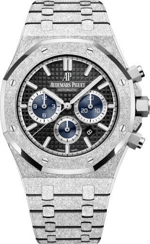 Audemars Piguet Royal Oak Chronograph 41mm White Gold Black Dial | 26331BC.GG.1224BC.03 - Luxury Time NYC