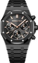 Load image into Gallery viewer, Audemars Piguet Royal Oak Chronograph &quot;50th Anniversary&quot; 41mm Ceramic Black Dial 26240CE.OO.1225CE.01 - Luxury Time NYC