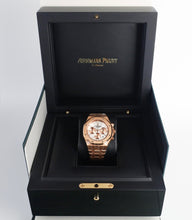 Load image into Gallery viewer, Audemars Piguet Royal Oak Chronograph Rose Gold 38mm Silver Dial 26315OR.OO.1256OR.01 - Luxury Time NYC