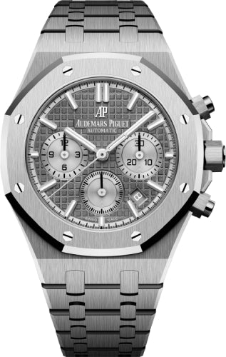 Audemars Piguet Royal Oak Chronograph Stainless Steel 38mm Ruthenium Dial | 26315ST.OO.1256ST.02 - Luxury Time NYC