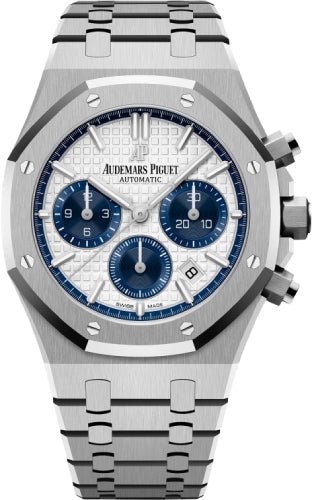 Audemars Piguet Royal Oak Chronograph Stainless Steel 38mm Silver Dial | 26315ST.OO.1256ST.01 - Luxury Time NYC