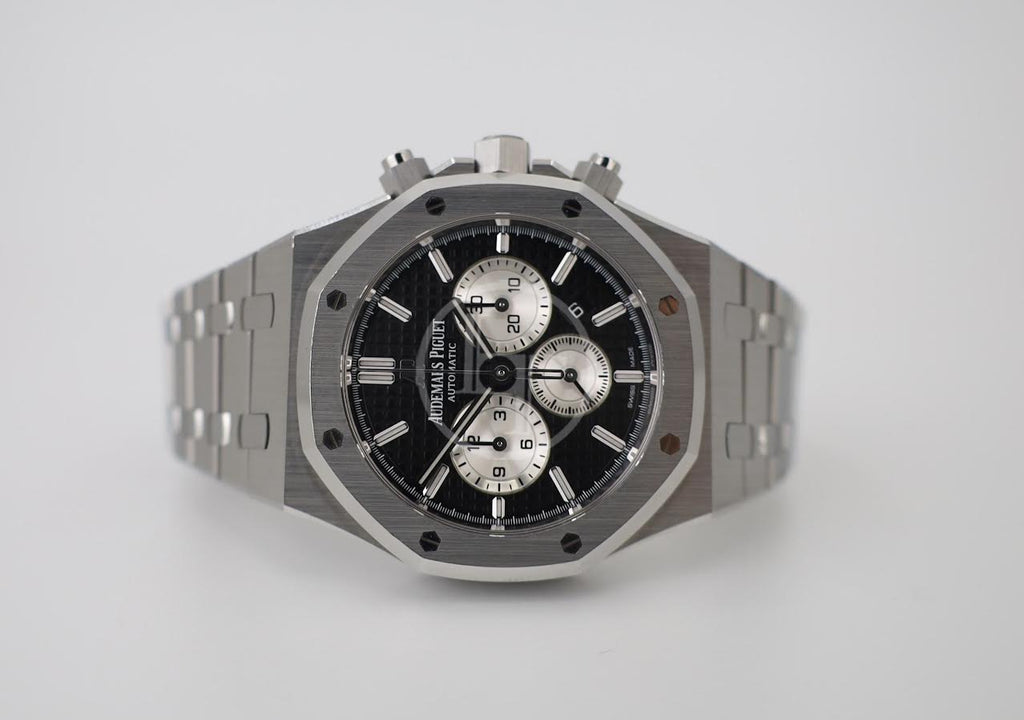 Audemars Piguet Royal Oak Chronograph Watch - Black Dial 41mm - 26331ST.OO.1220ST.02 - Luxury Time NYC