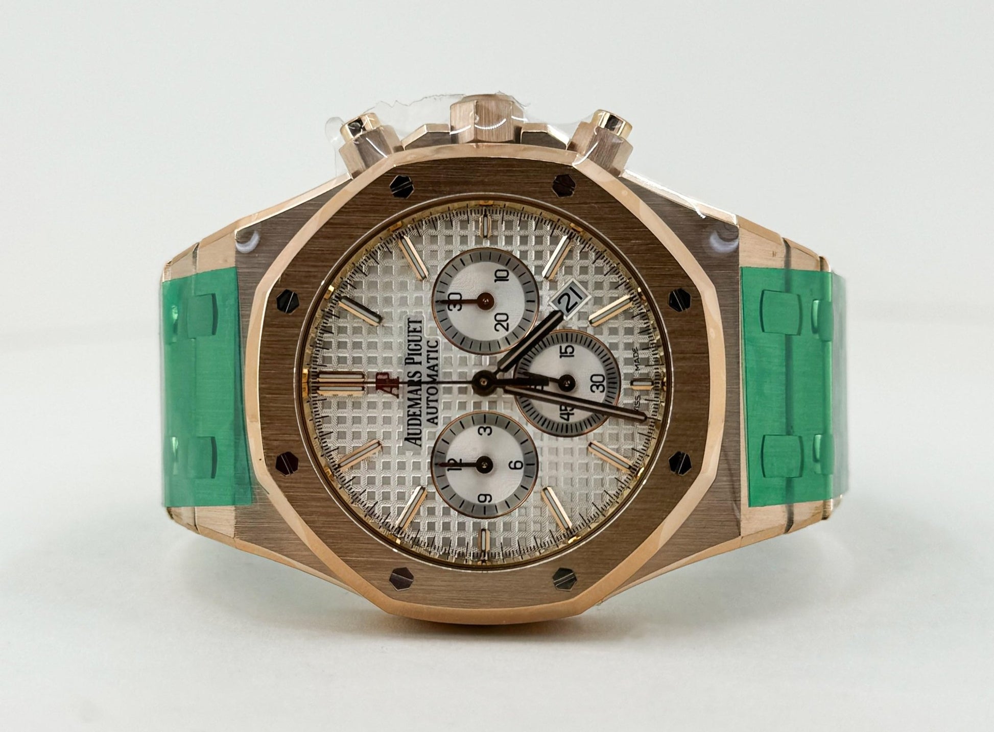 Audemars Piguet Royal Oak Chronograph Watch - Silver Dial 41mm - 26320OR.OO.1220OR.02 - Luxury Time NYC