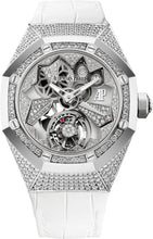 Load image into Gallery viewer, Audemars Piguet Royal Oak Concept Flying Tourbillon 39mm White Gold Diamond Paved Alligator Leather Strap | 26227BC.ZZ.D011CR.01 - Luxury Time NYC