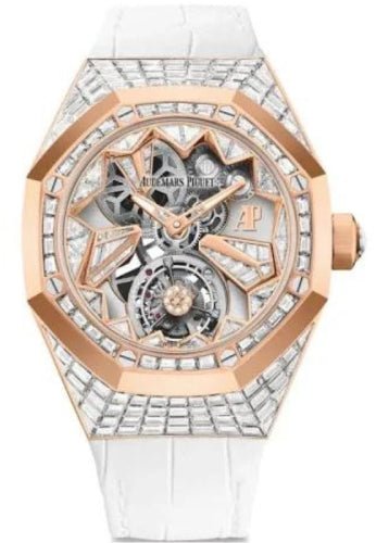 Audemars Piguet Royal Oak Concept Flying Tourbillon Openworked 38.5mm Rose Gold "Skeleton" | 26227OR.ZZ.D011CR.01 - Luxury Time NYC