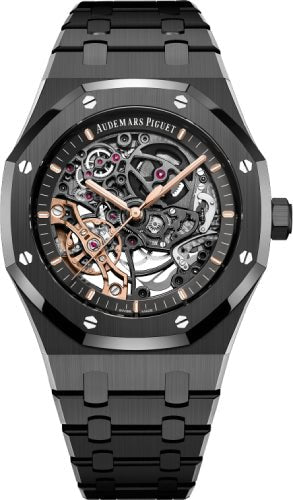 Audemars Piguet Royal Oak Double Balance 41mm Wheel Openworked Ceramic | 15416CE.OO.1225CE.01 - Luxury Time NYC