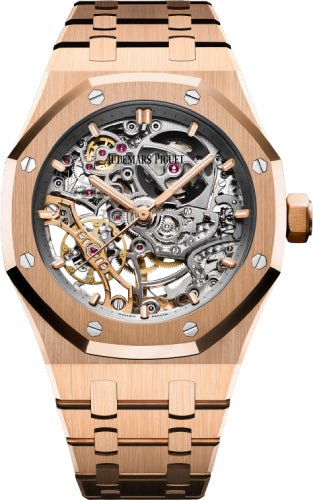 Audemars Piguet Royal Oak Double Balance Wheel 37mm Openworked Rose Gold | 15467OR.OO.1256OR.01 - Luxury Time NYC