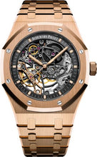 Load image into Gallery viewer, Audemars Piguet Royal Oak Double Balance Wheel Openworked Rose Gold Skeleton Dial 41mm | 15407OR.OO.1220OR.01 - Luxury Time NYC