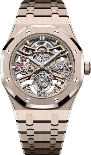 Audemars Piguet Royal Oak Flying 41mm Tourbillon Overworked Sand Gold 26735SG.OO.1320SG.01 - Luxury Time NYC