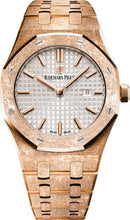 Load image into Gallery viewer, Audemars Piguet Royal Oak Frosted Rose Gold 33mm Silver Index Bracelet Hand - Wound | 67653OR.GG.1263OR.01 - Luxury Time NYC