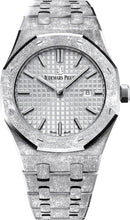 Load image into Gallery viewer, Audemars Piguet Royal Oak Frosted White Gold Quartz 33mm Rhodium Index Bracelet | 67653BC.GG.1263BC.01 - Luxury Time NYC