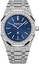 Load image into Gallery viewer, Audemars Piguet Royal Oak &quot;Jumbo&quot; Extra - Thin 39 mm White Gold/Diamond Blue Dial - 16202BC.ZZ.1241BC.02 - Luxury Time NYC