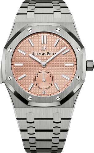 Audemars Piguet Royal Oak Minute Repeater 42mm Supersonnerie Titanium Salmon Dial | 26591TI.OO.1252TI.02 - Luxury Time NYC