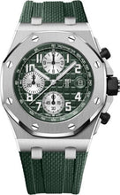 Load image into Gallery viewer, Audemars Piguet Royal Oak Offshore 42mm Chronograph Titanium Green | 26238TI.OO.A056CA.01 - Luxury Time NYC