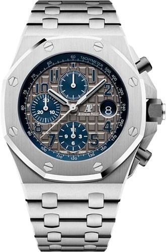 Audemars Piguet Royal Oak Offshore 42mm Selfwinding Chronograph 26474TI.OO.1000TI.01 Slate Arabic Titanium - Luxury Time NYC