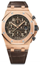 Load image into Gallery viewer, Audemars Piguet Royal Oak Offshore 42mm Selfwinding Chronograph Rose Gold Brown Arabic Dial Leather Bracelet - 26470OR.OO.A099CR.01 - Luxury Time NYC