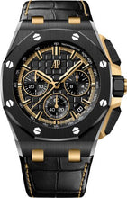 Load image into Gallery viewer, Audemars Piguet Royal Oak Offshore 43mm Chronograph Ceramic Yellow Gold Links Black Dial - 26420CE.OO.A127CR.01 - Luxury Time NYC