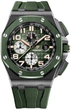 Load image into Gallery viewer, Audemars Piguet Royal Oak Offshore 44mm Chronograph Ceramic Green Bezel 26405CE.OO.A056CA.01 - Luxury Time NYC