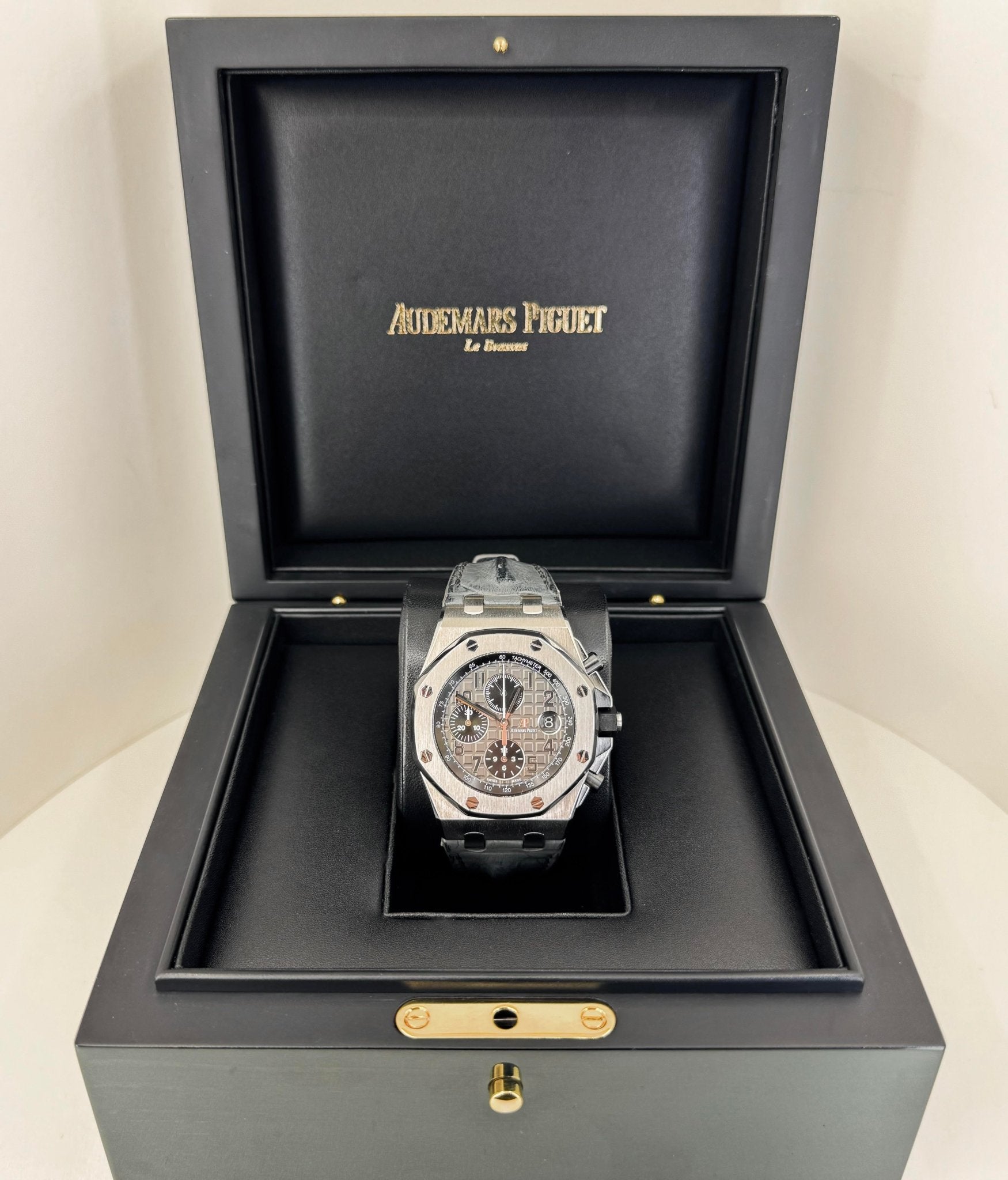 Audemars Piguet Royal Oak Offshore Chronograph 42mm Slate Dial Watch - 26470ST.OO.A104CR.01 - Luxury Time NYC