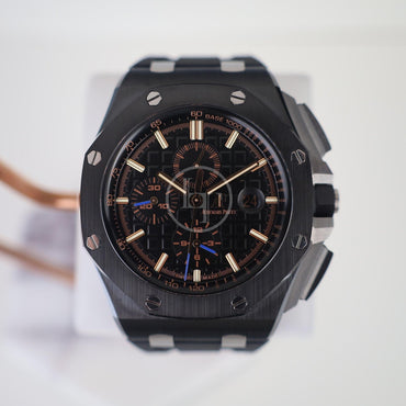 Audemars Piguet Royal Oak Offshore Chronograph Watch - Black Dial 44mm - 26405CE.OO.A002CA.02 - Luxury Time NYC