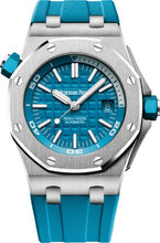 Load image into Gallery viewer, Audemars Piguet Royal Oak Offshore Diver Turquoise Index Stainless Steel Rubber 42mm | 15710ST.OO.A032CA.01 - Luxury Time NYC