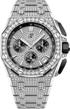 Load image into Gallery viewer, Audemars Piguet Royal Oak Offshore Selfwinding Chronograph White Gold 43mm Diamond Paved | 26423BC.ZZ.2100BC.01 - Luxury Time NYC