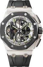 Load image into Gallery viewer, Audemars Piguet Royal Oak Offshore Tourbillon Chronograph 44mm Silver Skeleton Arabic Titanium Rubber | 26387IO.OO.D002CA.01 - Luxury Time NYC