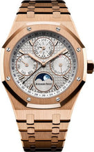 Load image into Gallery viewer, Audemars Piguet Royal Oak Perpetual Calendar Rose Gold Silver Index 41mm Rose Gold Bracelet | 26574OR.OO.1220OR.01 - Luxury Time NYC