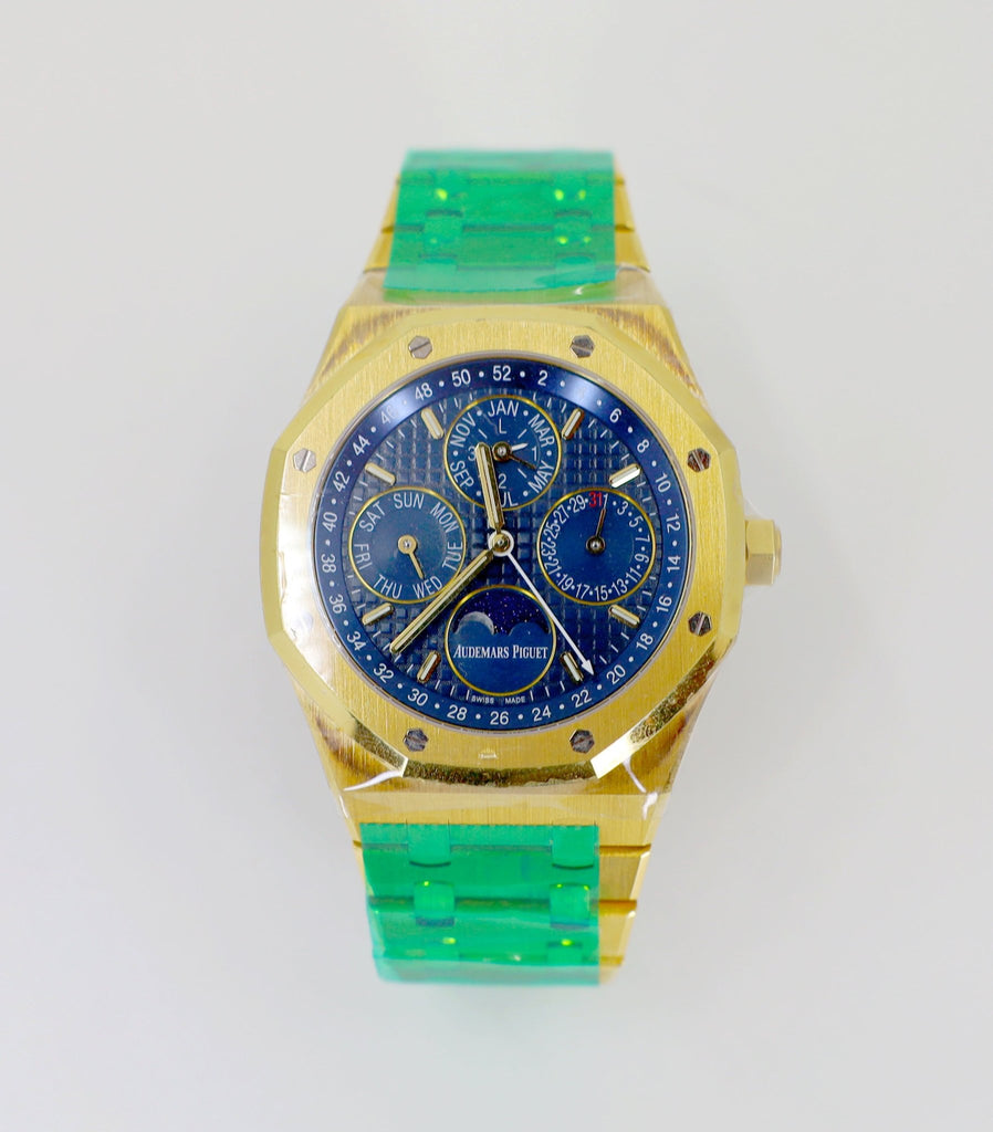 Audemars Piguet Royal Oak Perpetual Calendar Watch-Blue Dial 41mm-26574BA.OO.1220BA.01 - Luxury Time NYC