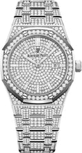 Load image into Gallery viewer, Audemars Piguet Royal Oak Quartz White Gold 33mm Diamond Pave | 67652BC.ZZ.1265BC.01 - Luxury Time NYC