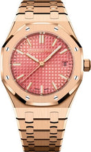 Load image into Gallery viewer, Audemars Piguet Royal Oak Self Winding Pink Rose Gold 34mm Pink Dial 77450OR.OO.1361OR.01 - Luxury Time NYC