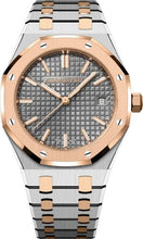 Load image into Gallery viewer, Audemars Piguet Royal Oak Self Winding Steel/Pink Rose Gold 34mm Grey Dial 77450SR.OO.1361SR.03 - Luxury Time NYC