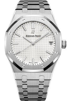 Audemars Piguet Royal Oak Self Winding Watch - 41mm Stainless Steel Case - Silver Dial - Bracelet - 15500ST.OO.1220ST.04 - Luxury Time NYC
