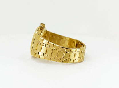 Audemars Piguet Royal Oak Selfwinding Chronograph Yellow Gold 41mm Green Dial Bracelet 26331BA.OO.1220BA.02 - Luxury Time NYC