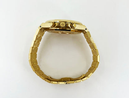 Audemars Piguet Royal Oak Selfwinding Chronograph Yellow Gold 41mm Green Dial Bracelet 26331BA.OO.1220BA.02 - Luxury Time NYC