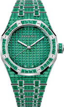 Load image into Gallery viewer, Audemars Piguet Royal Oak Selfwinding Emerald &quot;50th Anniversary&quot; 37mm White Gold Green Dial | 15554BC.EE.1274BC.01 - Luxury Time NYC