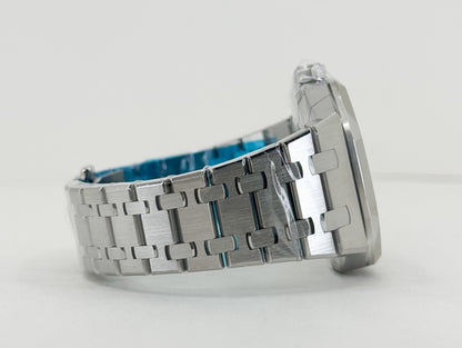 Audemars Piguet Royal Oak Selfwinding Watch - 41mm - Stainless Steel - Silver Dial - Calibre 3120-Silver Dial 41mm-15400ST.OO.1220ST.02 - Luxury Time NYC