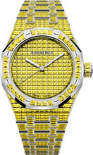 Load image into Gallery viewer, Audemars Piguet Royal Oak Selfwinding Yellow Chrysoberyl 37mm &quot;50th Anniversary&quot; White Gold Yellow Dial | 15554BC.RY.1274BC.01 - Luxury Time NYC