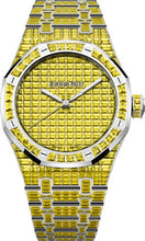 Load image into Gallery viewer, Audemars Piguet Royal Oak Selfwinding Yellow Chrysoberyl 41mm &quot;50th Anniversary&quot; White Gold Yellow Dial | 15514BC.RY.1284BC.01 - Luxury Time NYC