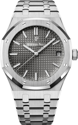 Audemars Piguet Royal Oak Stainless Steel 41mm Slate Grey Dial | 15500ST.OO.1220ST.02 - Luxury Time NYC