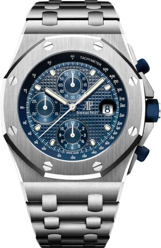 Audemars Piguet Royal Oak "The Beast" Offshore Chronograph Stainless Steel 42mm Blue Dial | 26237ST.OO.1000ST.01 - Luxury Time NYC