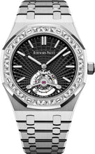 Load image into Gallery viewer, Audemars Piguet Royal Oak Toubillion 41mm Extra - Thin White Gold Black Dial Diamond Bezel - 26521BC.ZZ.1220BC.01 - Luxury Time NYC