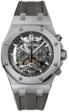 Load image into Gallery viewer, Audemars Piguet Royal Oak Tourbillon Chronograph 44mm Openworked Index Titanium Rubber | 26347TI.GG.D004CA.01 - Luxury Time NYC