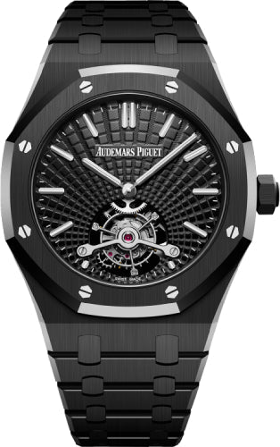 Audemars Piguet Royal Oak Tourbillon Extra - Thin 41mm Black Ceramic Black Dial | 26522CE.OO.1225CE.01 - Luxury Time NYC