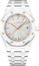 Load image into Gallery viewer, Audemars Piguet Royal Oak White Ceramic 34mm - 77350CB.OO.1266CB.01 - Luxury Time NYC