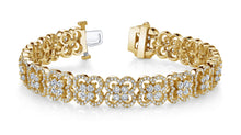 Load image into Gallery viewer, Blossoming Beauty Diamond Bracelet with 5.06 ct.(finished) 1mm, 1.8mm - Luxury Time NYC