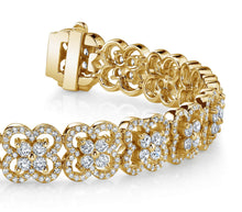 Load image into Gallery viewer, Blossoming Beauty Diamond Bracelet with 5.06 ct.(finished) 1mm, 1.8mm - Luxury Time NYC