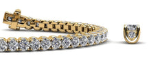 Load image into Gallery viewer, Boundless Brilliance Diamond Tennis Bracelet with 12.60 ct.(finished) 1.5mm, 4mm - Luxury Time NYC