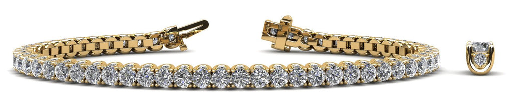 Boundless Brilliance Lab - Grown Diamond Tennis Bracelet with 12.60 ct.(finished) 1.5mm, 4mm - Luxury Time NYC